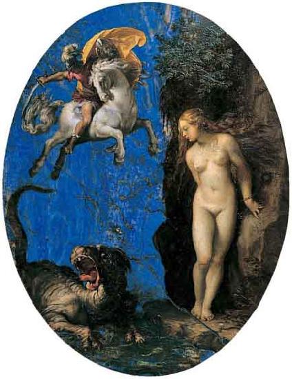 GIuseppe Cesari Called Cavaliere arpino Perseus Rescuing Andromeda Sweden oil painting art